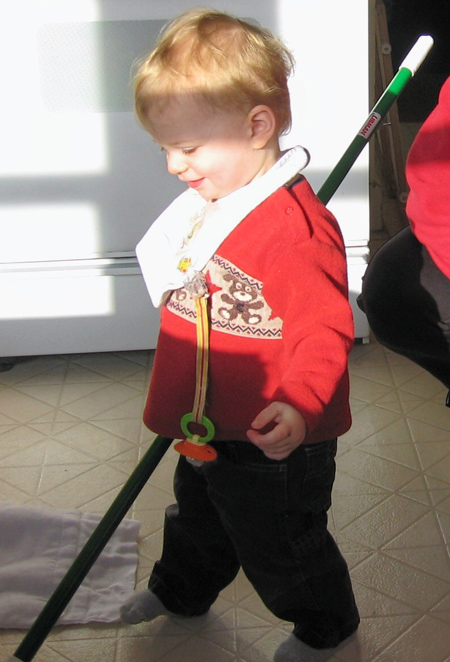 The way you swept me off my feet...