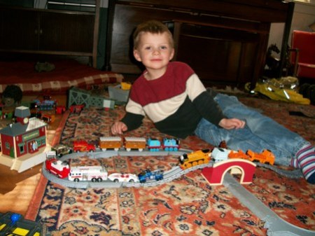 rush hour in the living room