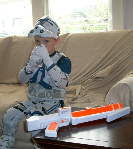 Clone trooper with juice