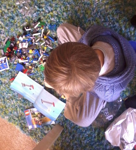 aerial view of construction