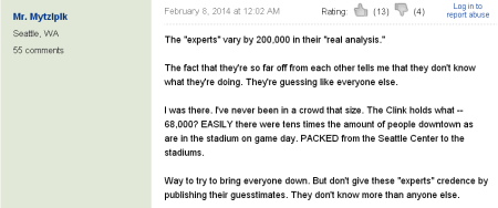 comments from a data denialist